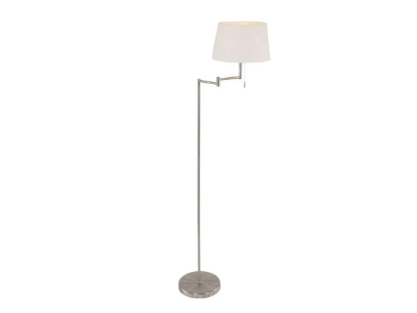 Mexlite Vloerlamp bella - mat chroom - 45x154 cm – kavel bij XL Auctions