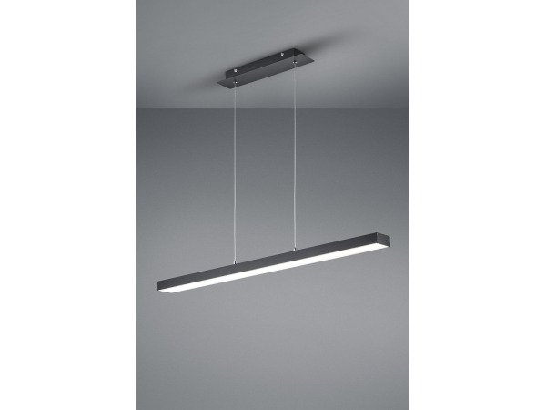 AGANO - Hanglamp - Mat zwart - incl. 1x SMD 18W – kavel bij XL Auctions