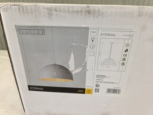 Lucide Eternal Hanglamp - Ø40cm - E27 - Wit – foto 3 – kavel bij XL Auctions
