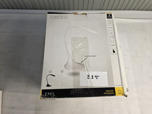 Lucide Emil Wit – kavel bij XL Auctions