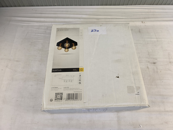 Lucide SURTUS - Plafonnière - 4xE27 – foto 5 – kavel bij XL Auctions