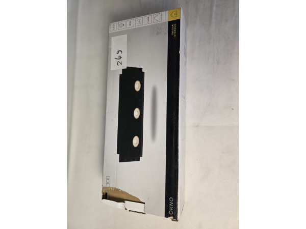Lucide OKNO - Plafonnière (Plafondlamp) - 3xGU10 - Zwart – foto 3 – kavel bij XL Auctions