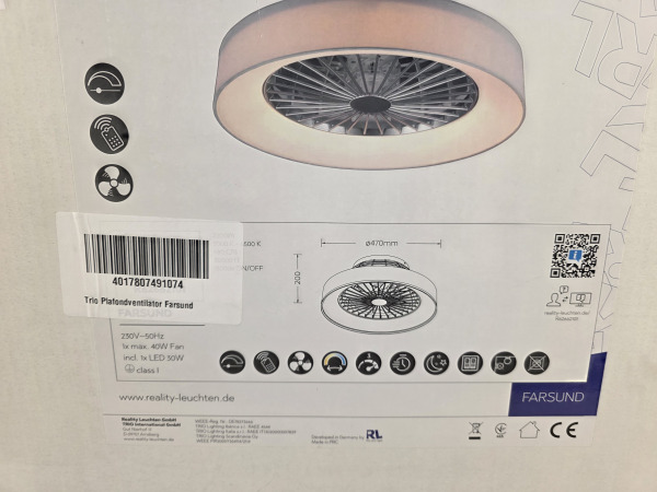 REALITY FARSUND - Ventilator - Wit – foto 8 – kavel bij XL Auctions