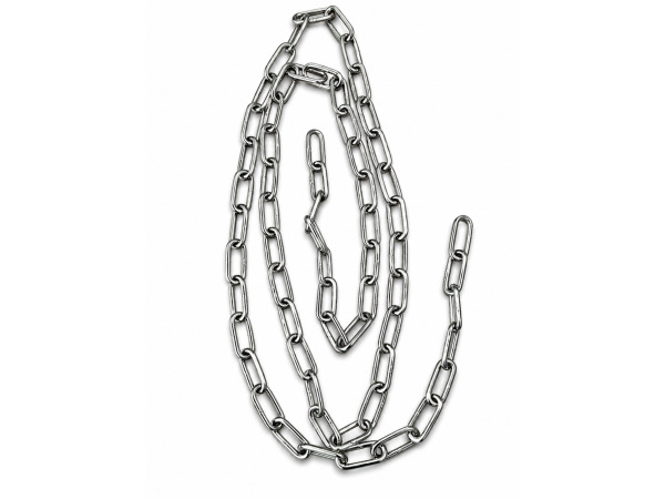 2x RVS ketting 4 mm x 2 meter – foto 2 – kavel bij XL Auctions