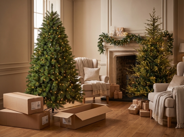 Verzendveiling Luxe Kunstkerstbomen