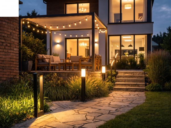Diverse binnen- en buitenverlichting voor woning en tuin