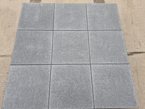 153,6 M2 Betontegel Gecoat Antraciet 40x40x4 Cm