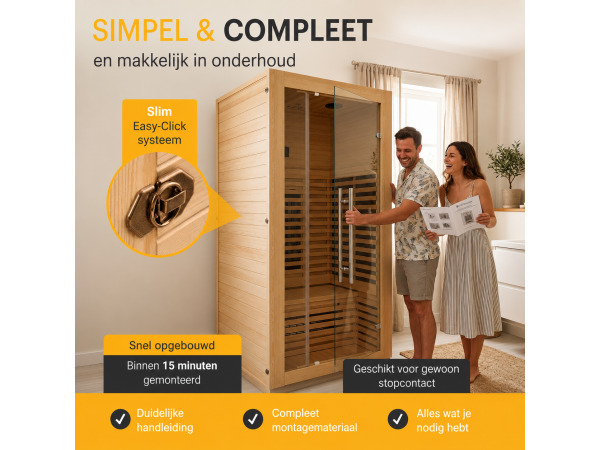 Infraroodcabine Trondheim 90 naturel – foto 6 – kavel bij XL Auctions