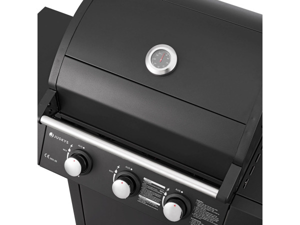 Lousiana Gasbarbecue - 3 branders - Zwart – foto 9 – kavel bij XL Auctions