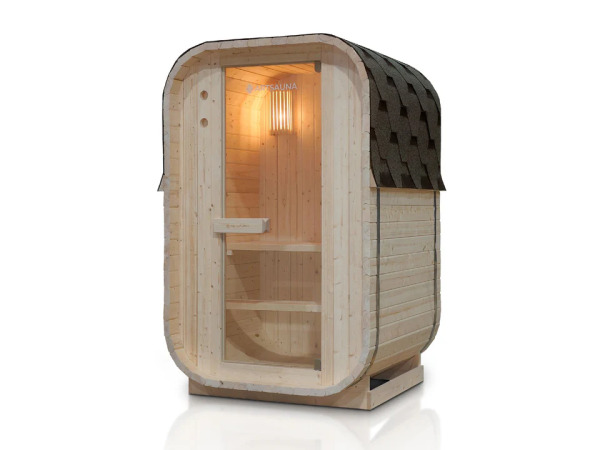 Barrelsauna Nolvik - Incl. Toebehoren - 120x128 x194 cm – kavel bij XL Auctions