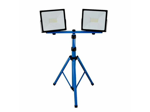 LED Bouwlamp - 2x50Watt - incl. statief – foto 4 – kavel bij XL Auctions