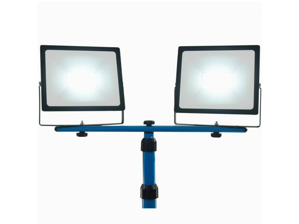 LED Bouwlamp - 2x50Watt - incl. statief – foto 6 – kavel bij XL Auctions