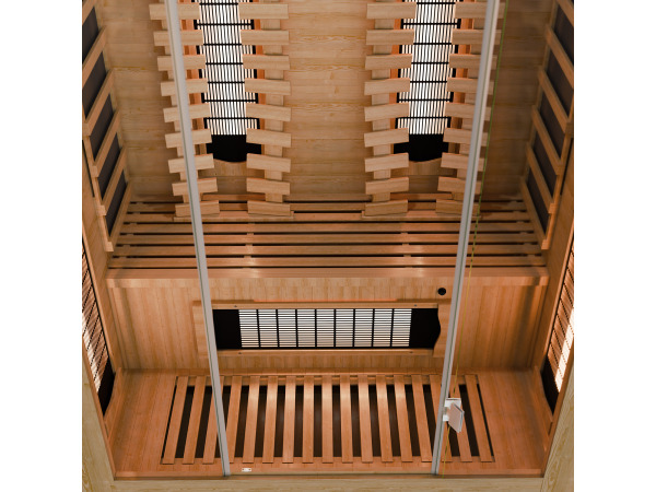 Infraroodcabine/sauna Kiruna 190x130x105cm – foto 12 – kavel bij XL Auctions