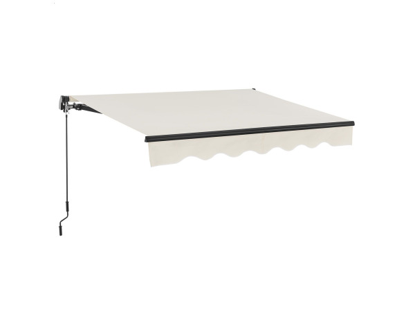 Zonnescherm / Luifel - 350 x 300 cm - Beige – kavel bij XL Auctions