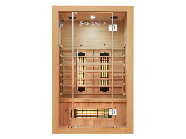 Infraroodcabine / Sauna Kiruna - 120x105x190 cm – kavel bij XL Auctions