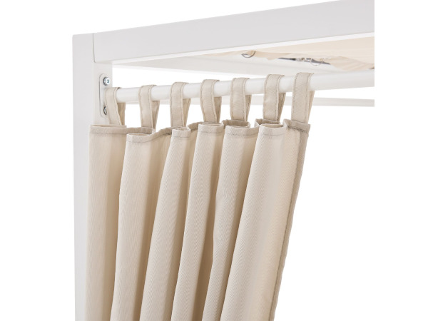Dubbel Ligbed - Beige / Wit – foto 8 – kavel bij XL Auctions