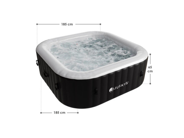 Opblaasbare Whirlpool - 4-6 personen - Zwart / Wit – foto 6 – kavel bij XL Auctions