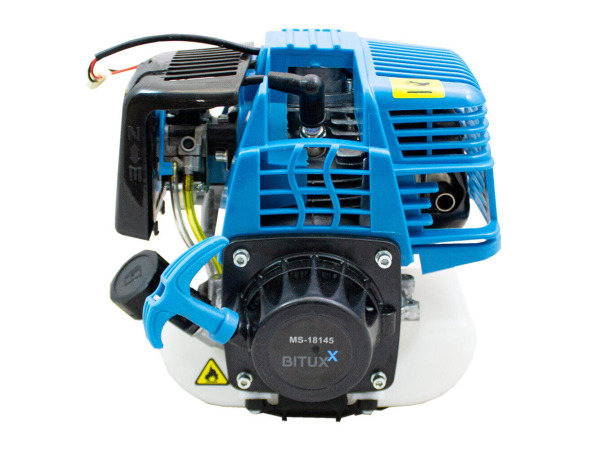 2-in-1 Benzine Bosmaaierset - 31 cm - 4-takt - Blauw – foto 6 – kavel bij XL Auctions