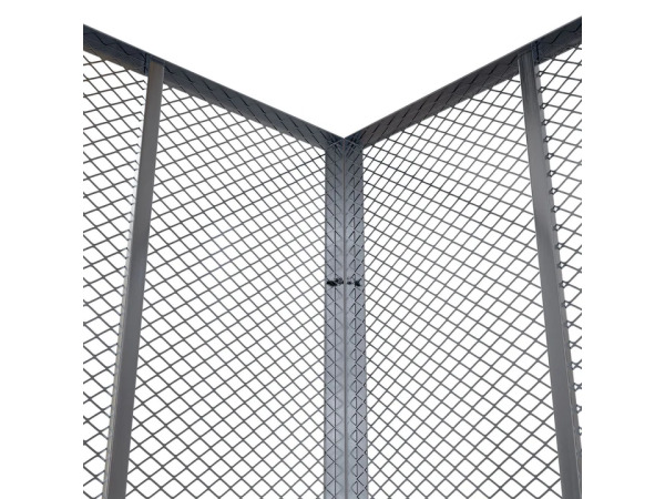 Metalen compostbak - Tuinafval - 800L - Zilver – foto 3 – kavel bij XL Auctions