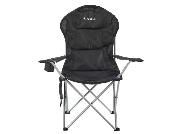 Inklapbare Campingstoel / Vouwstoel Lido - Zwart – foto 2 – kavel bij XL Auctions