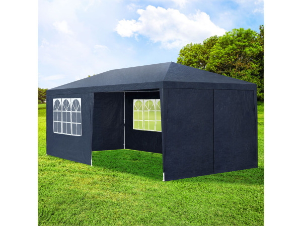 Partytent met zijwanden - 3x6 M - Blauw – foto 12 – kavel bij XL Auctions