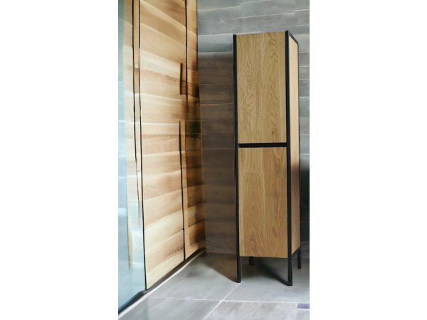 Casajoy Vrijstaande Eiken Kolomkast – foto 3 – kavel bij XL Auctions