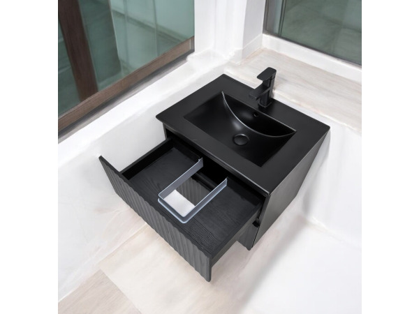 Casajoy Badkamermeubel zwart 60cm – foto 3 – kavel bij XL Auctions