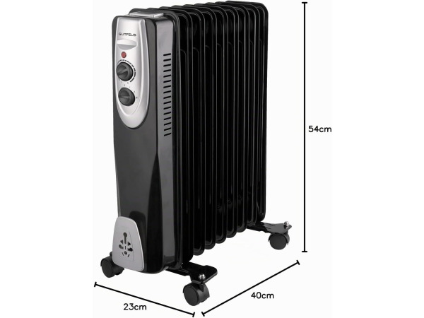 HR 32009 sw olieradiator - 9 ribben, 3 warmtestanden & 2000W – foto 2 – kavel bij XL Auctions