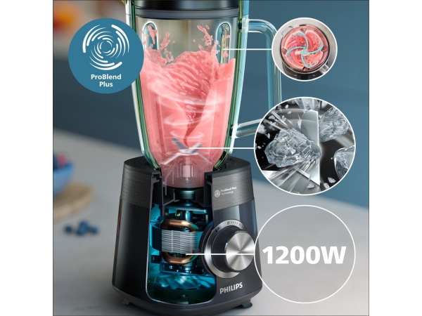 Philips 5000-Serie Blender - 1200W - 2 liter – foto 3 – kavel bij XL Auctions