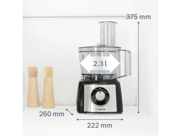 Bosch MultiTalent 3 Foodprocessor - MCM3201B - 800 Watt – foto 2 – kavel bij XL Auctions
