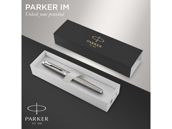 PARKER IM Rollerball Pen | RVS | fijne punt zwarte inkt – foto 3 – kavel bij XL Auctions
