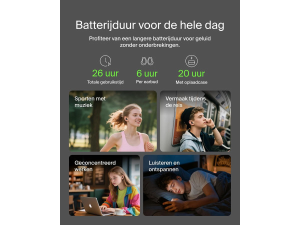 Belkin SoundForm Anywhere Oordopjes Draadloos - IPX4 – foto 3 – kavel bij XL Auctions