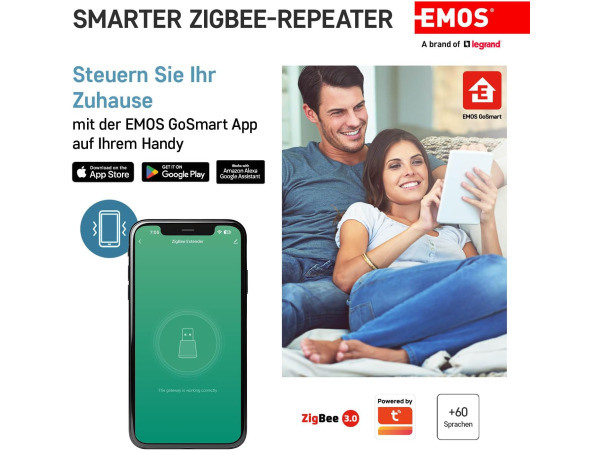 EMOS GoSmart Mini ZigBee signaalversterker – foto 2 – kavel bij XL Auctions