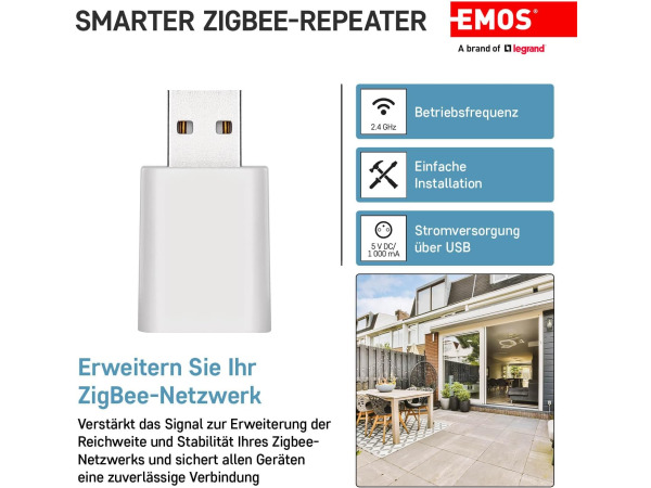 EMOS GoSmart Mini ZigBee signaalversterker – foto 3 – kavel bij XL Auctions