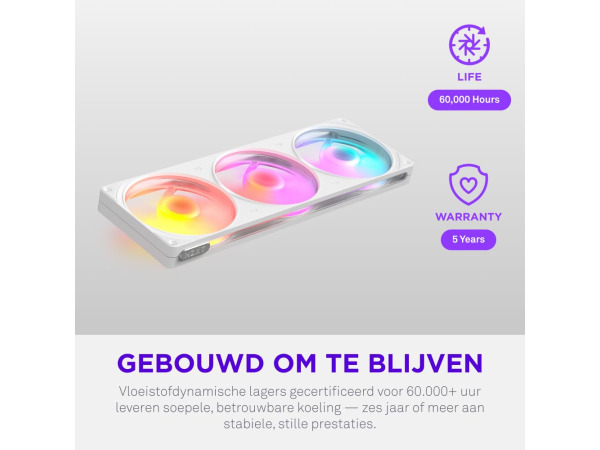 ZXT F360 RGB Reverse - 360mm Enkelram Reverse Fan - Wit – foto 9 – kavel bij XL Auctions