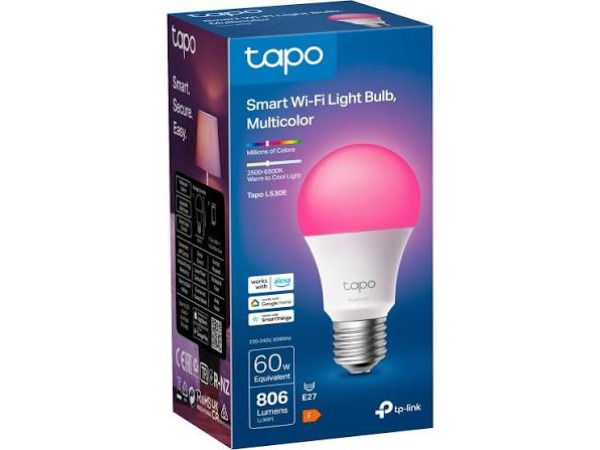 TP-Link Tapo L530E Smart Wifi-lamp - LED RGB – foto 2 – kavel bij XL Auctions