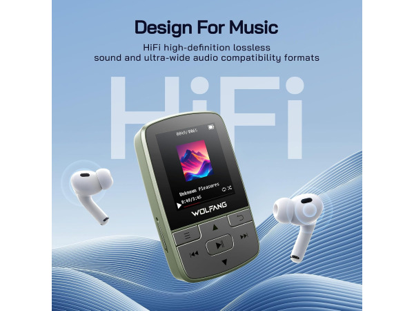 WOLFANG MP3-speler met Bluetooth 5.2 - FM-radio – foto 5 – kavel bij XL Auctions