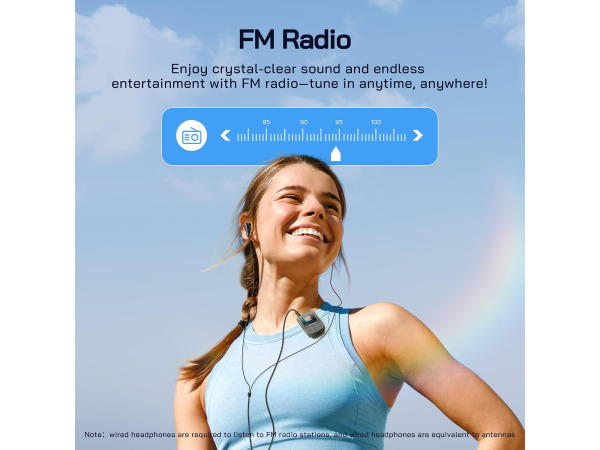 WOLFANG MP3-speler met Bluetooth 5.2 - FM-radio – foto 6 – kavel bij XL Auctions