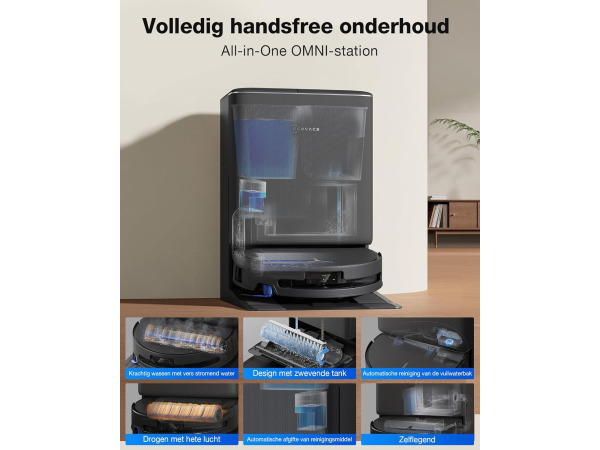ECOVACS DEEBOT T90 PRO OMNI Robotstofzuiger en -mop – foto 7 – kavel bij XL Auctions