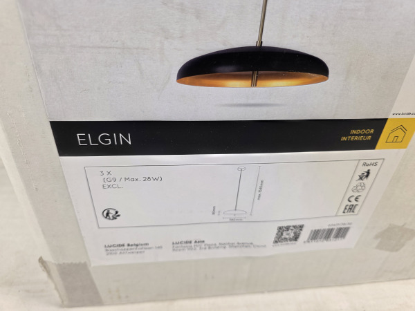 Lucide ELGIN Hanglamp - Ø 38 cm – foto 2 – kavel bij XL Auctions
