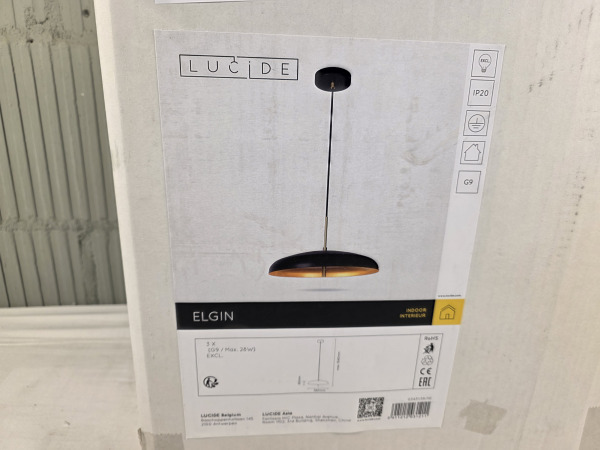 Lucide ELGIN Hanglamp - Ø 38 cm – foto 4 – kavel bij XL Auctions