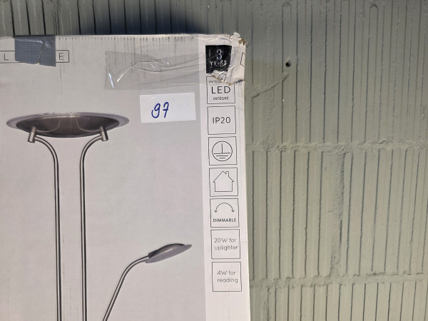 Lucide CHAMPION-LED - Leeslamp - Ø 30 cm – foto 2 – kavel bij XL Auctions