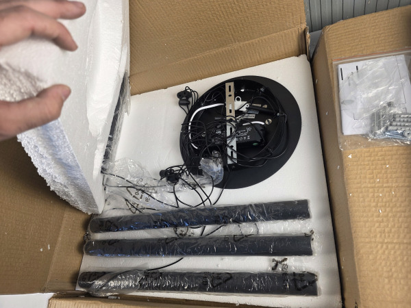 Lucide LORENZ Hanglamp LED Dimb. 6x4W 3000K Zwart – foto 3 – kavel bij XL Auctions