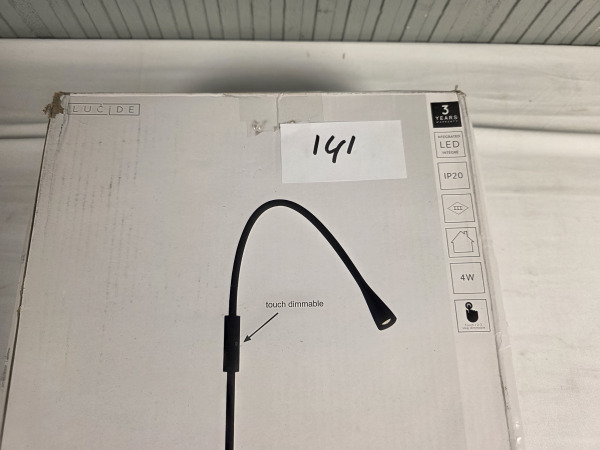 Lucide ZOZY vloerlamp/leeslamp LED – foto 2 – kavel bij XL Auctions