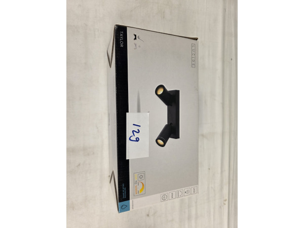 Lucide plafondspot Taylor 2x5W zwart – foto 4 – kavel bij XL Auctions
