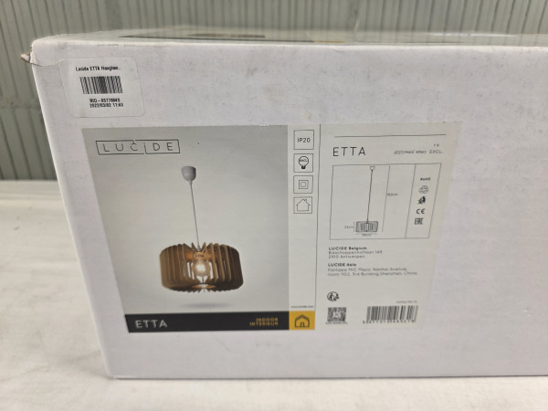 Lucide Etta Scandinavian Pendant Light 39cm – foto 3 – kavel bij XL Auctions