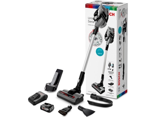 Bosch BCS812KA2 oplaadbare stofzuiger - unlimited zilver