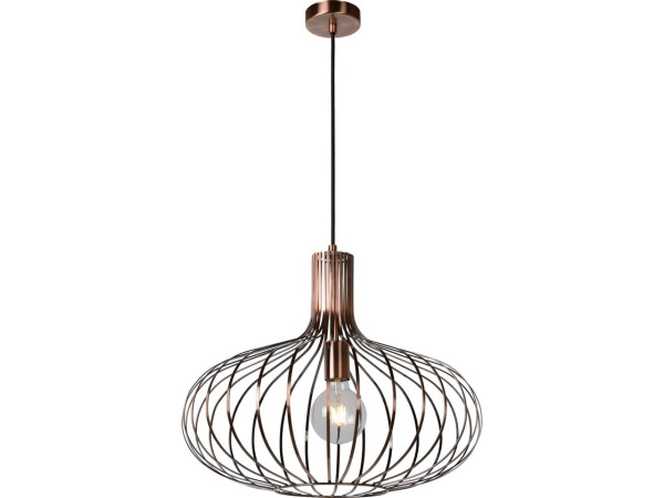 Lucide MANUELA Hanglamp - Ø 50 cm - 1xE27 - Koper – kavel bij XL Auctions