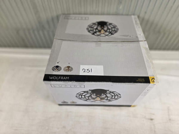 Lucide WOLFRAM - plafondlamp - Ø 30 cm - 1xE27 – foto 2 – kavel bij XL Auctions