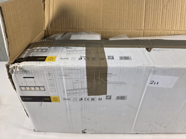 Lucide RUBEN - Hanglamp - 4xE27 - Zwart – foto 16 – kavel bij XL Auctions